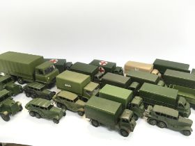 A Collection of Dinky Toys Military Vehicles.