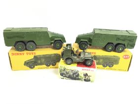 2 X Boxed Dinky Armoured Command Vehicles. #677. A