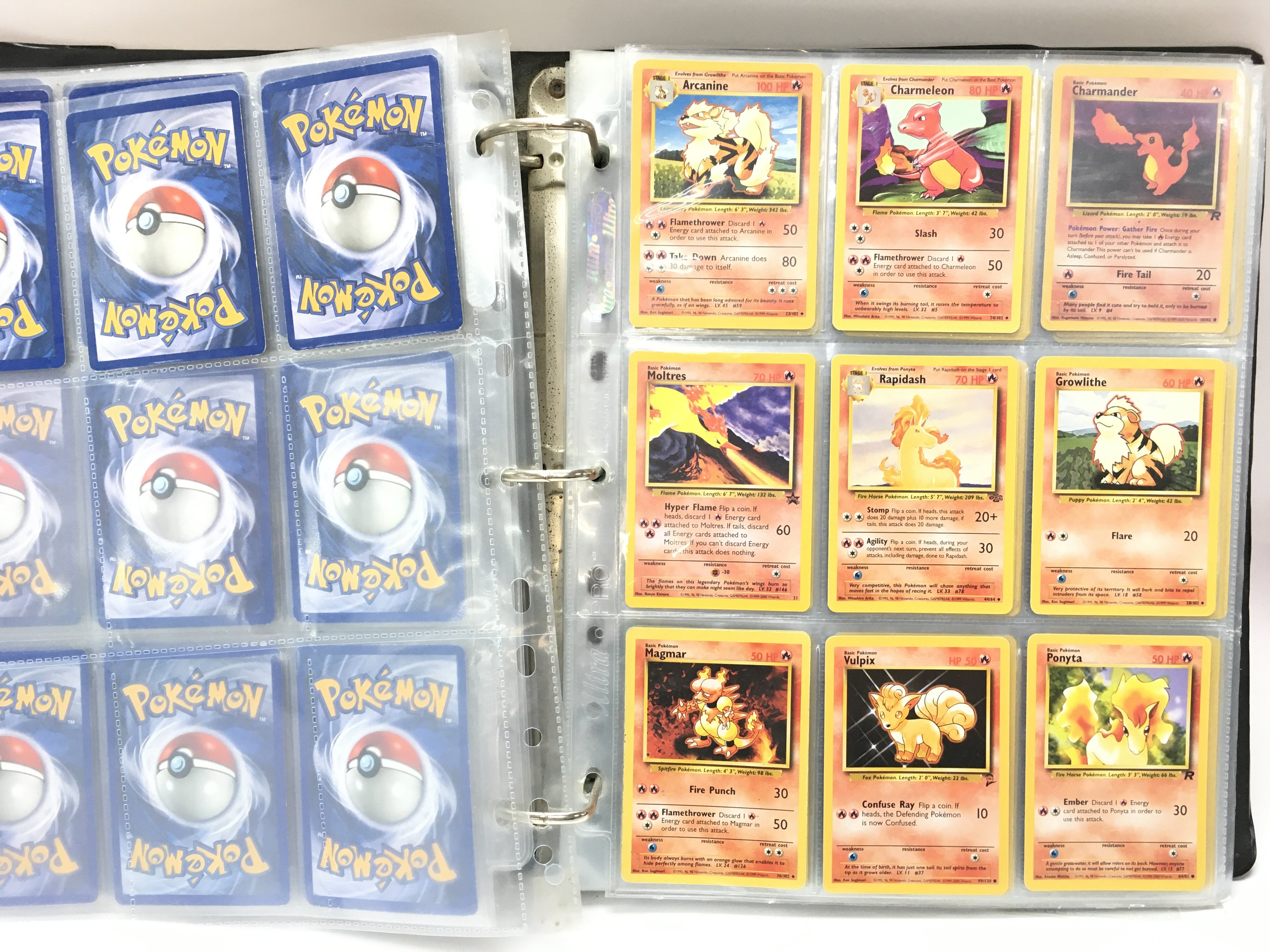 4 Binders Containing a Collection of vintage PokÃ© - Image 10 of 11