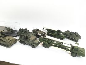 A Collection of Solido and Dinky Missile Launchers