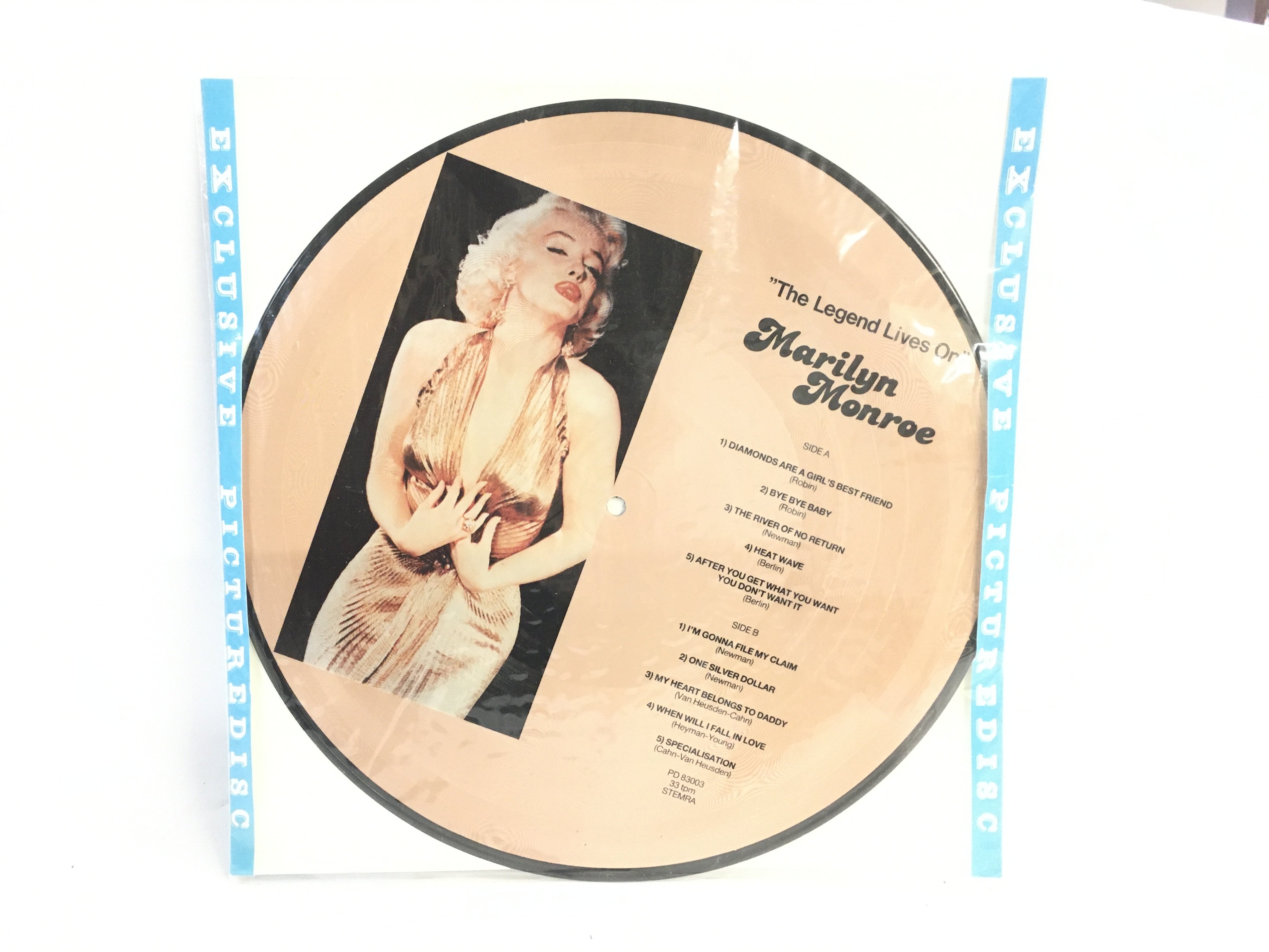 Marilyn Monroe 10 track, 33rpm, 12 inch, picture d