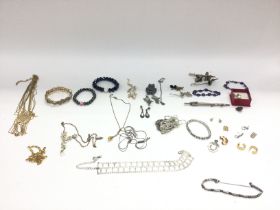 Assorted items of costume jewellery. No reserve