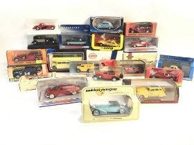 A large collection of miniature toy cars, all cars