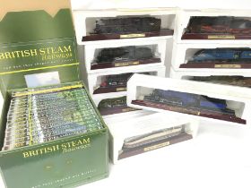 A Collection of model trains and the British steam