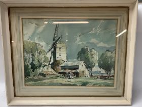 Albert - Ribbans, 1903-1966 2 framed watercolour paintings, 50cm x 40.5cm