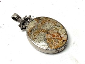 A Sterling silver pendant with marks for Sheffield