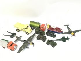 A Collection of Playworn Dinky toys , postage cate