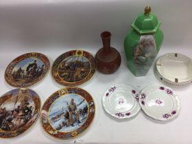 A collection of assorted ceramics including beswic