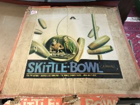 A boxed vintage Skittlebowl board game by Aurora