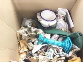 Collective lot of assorted ceramics and glass. No