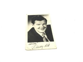 An original Benny hill hand autographed photo.