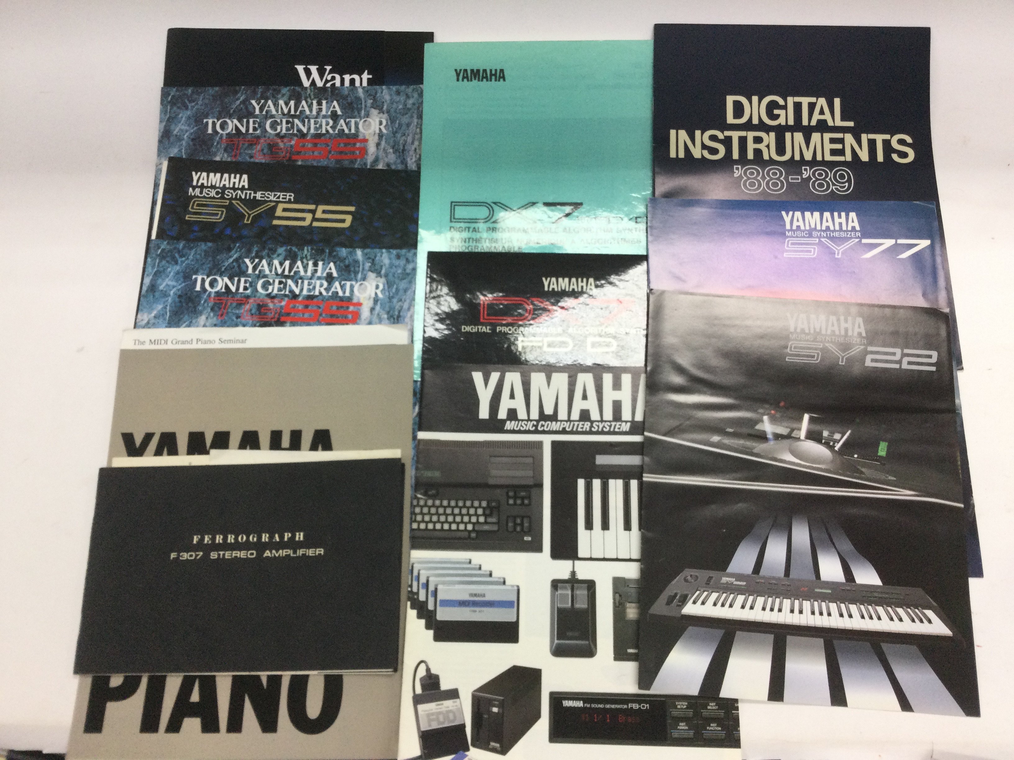 A collection of mainly Yamaha synthesizer operatin - Image 5 of 5