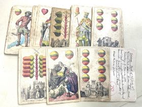 A Fantasy Bavarian deck of court cards c.1830,