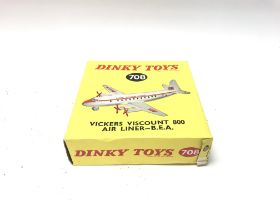 Dinky toys Vickers viscount 800 air liner -B.E.A.