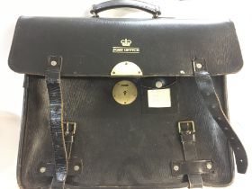 Vintage leather post office satchel. No reserve.