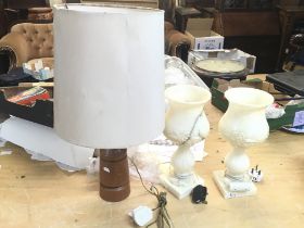 Lamps including a modern design lamp and a pair of