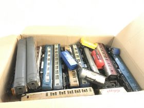 Box of a large collection of toy trains. No reserv