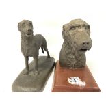 A pair Valendale Irish Wolfhound models