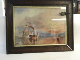 Turners the Fighting Temeraire painting. Slightly