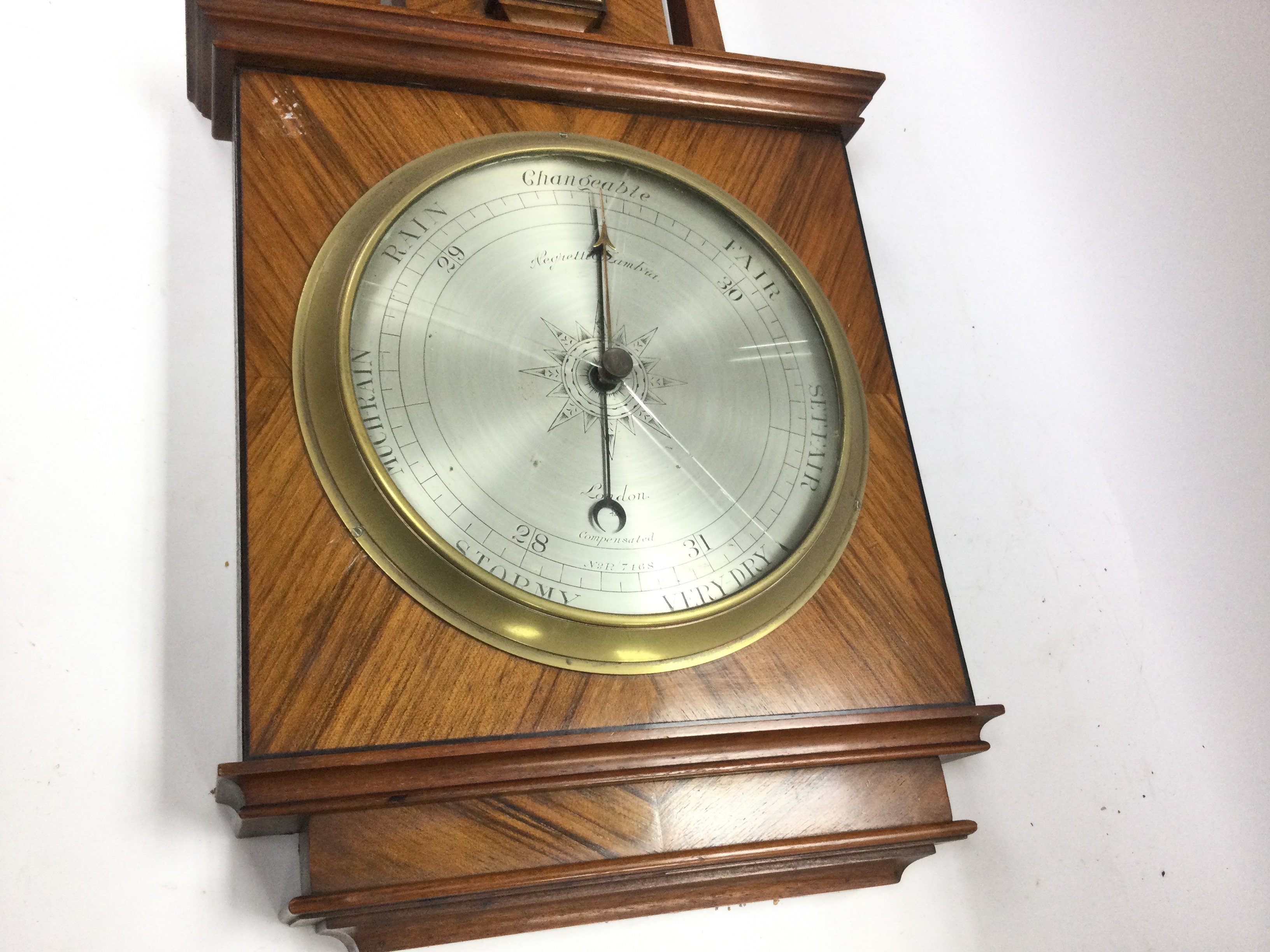 A vintage barometer. 72cm by 30cm - Image 2 of 2