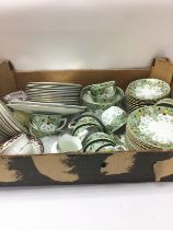 Two sets of china including diamond Blythe fine ch