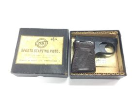 A boxed Webley starting pistol. NO RESERVE. Shippi