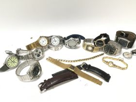 A collection of watches including Lorus, Sekonda,