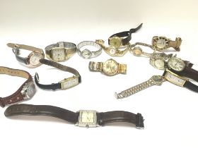 A collection of wrist watches including Citron,Fos