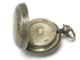 A silver sovereign case, Chester hallmarked