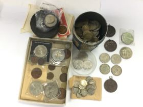 A collection of used circulated coinage. Shipping