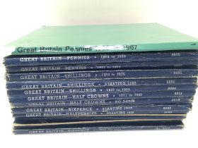 Great Britain coin albums including Pennies, Shill