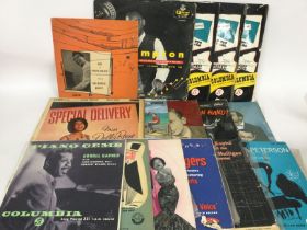 A collection of jazz LPs and 10inch records by var