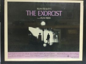 A framed and glazed film poster for 1973 movie 'Th