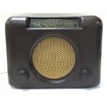 A vintage Bush DAC90A Bakelite radio, serial numbe