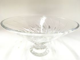 A Large Stuart crystal fruit bowl ,16cm tall. post