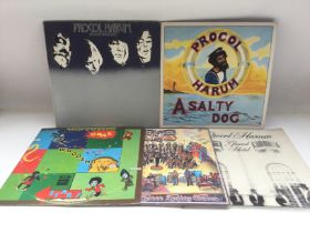 Five Procol Harum LPs comprising 'Broken Barricade