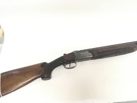 An interesting double barrel 12bore shot gun with