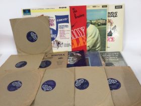 A collection of Tommy Steele LPs, 7inch singles, E