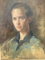 A Quality framed oil painting on canvas portrait o
