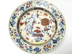 A 20th century Meissen porcelain charger with flor