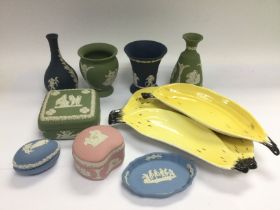 A small collection of ceramics including Wedgwood