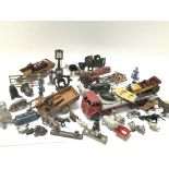 A Collection of vintage Britains lead figures and