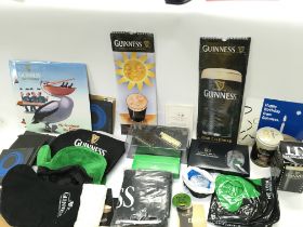 A collection of assorted Guinness memorabilia incl