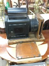 A magic lantern and slides. Shipping category D.