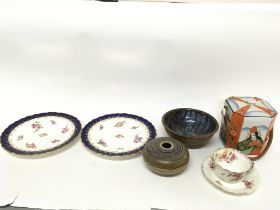 Assorted collection of ceramics including Coalport
