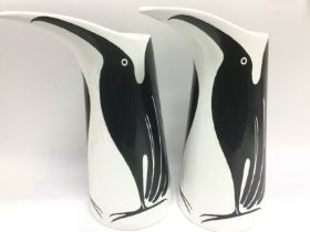 A pair of Pascal Mourgue designed 'Les Oiseaux' va