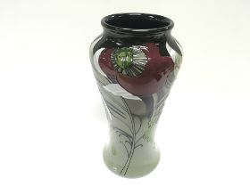 A Moorcroft vase titled C wood limited edition num