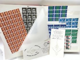 An album including mint pre-decimal stamps and a f