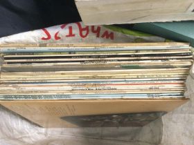 A bag of comedy LPs. Shipping category C.