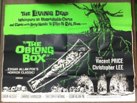 A UK quad film poster for the 1969 horror movie 'T